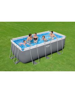 Piscine hors sol Power Steel SwimVista ovale 427 x 250 x 100 cm + filtre