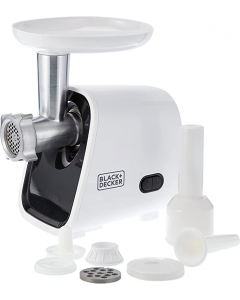 Hachoir à Viande Black & Decker - FM1500-B5 - 1500W - Blanc