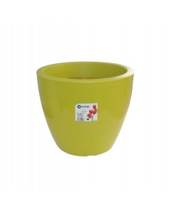 Pot linéa gloss Chartreuse D30xh25cm VIOMES