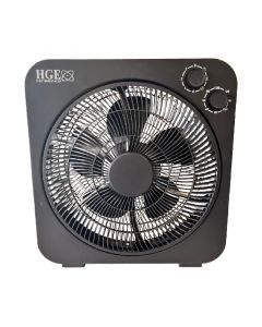 Ventilateur de table HGE extra carré 50w - noir