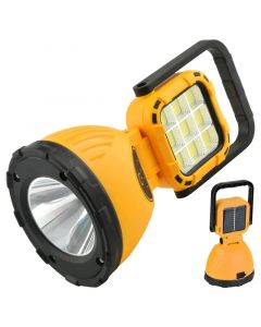 Lanterne de Camping solaire à LED - Rechargeable - étanche - jaune