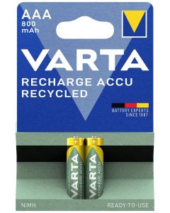 2 piles rechargeables  - AAA - 800 mAh - 1.2v