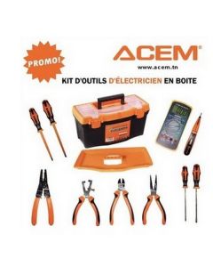 Kit d'outils d’électricien en boite