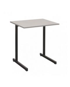 Table de Formation 1 Place - Acier/MDF- Noir - HxLxP(74x70x50)cm