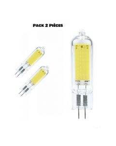 Pack 2 Lampes Led 2W - G4 - 220V - Lumière Blanche