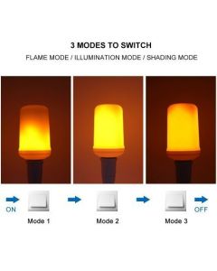 Ampoule LED effet flamme - 9w - E27