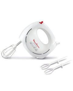 Batteur MOULINEX HM2501B1 - 2000 Watt 5 Vitesses - Blanc