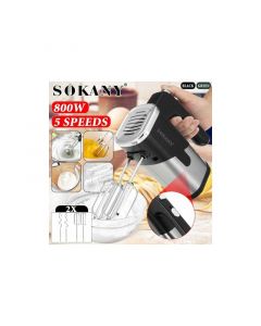 Batteur à main SOKANY Sk-936 - 300 W - noir et doré 