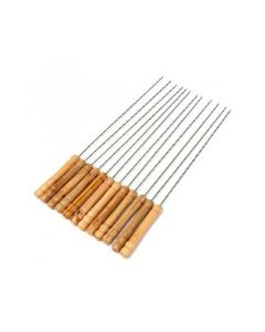 Brochettes de Barbecue BBQ - inox - 12 Pièces