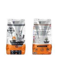 Charbon de bois d’olivier compressé - 2 KG
