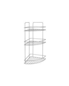 Etagère d'angle 3 niveaux - 23x23x53 cm 