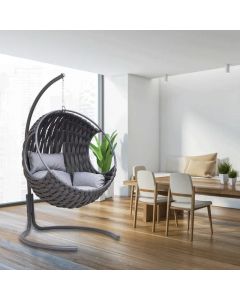 ESPACE HOME - fauteuil suspendu gris
