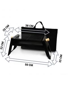 Barbecue à charbon portable pliable pour extérieur