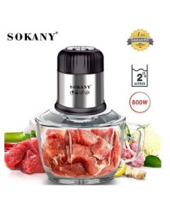Hachoir électrique Sokany BH25-C01 - 2L - 800W - 4 Lames 