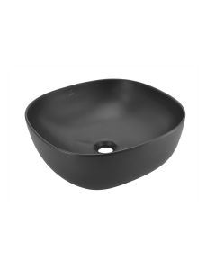 Vasque à poser rond noir mat 410x410x150 mm - JAQUAR