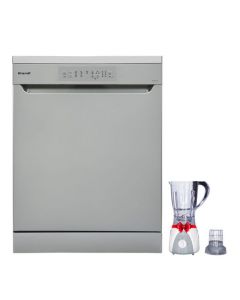 Lave vaisselle BRANDT DFH135TDS - Silver - 13 couverts 