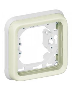 Support plaque pour encastré plexo composable blanc - 1 poste - LEGRAND