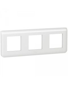 Plaque pour prise et interrupteur mosaic - 3x2 modules horizontal - blanc - LEGRAND