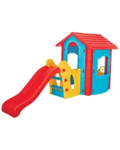 Maison toboggan Pilsan 06-432- Happy House with Slide 