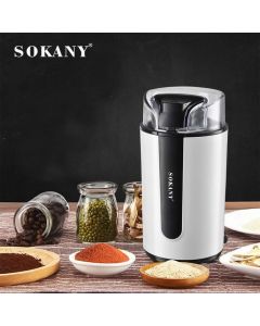 Moulin à café électrique Sokany Sk 3026 - 200W - Noir en inox

