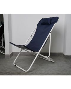 chaise longue METATUB DSC04892 - Acier époxy - Bleu marine