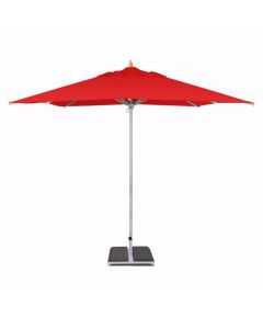Parasol TULIPE - Carré - 280*280 cm - Rouge VIF