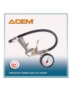 Pistolet de gonflage ACEM - TG4 - 10 Bar 