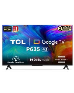 TV TCL 43" Smart UHD 4K - 43P635 - Noir