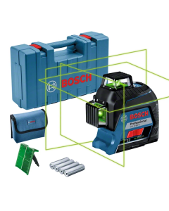 Laser lignes BOSCH GLL 3-80 G – Professional, 4 piles AAA