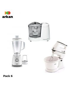 PACK 6 :  BATTEUR AV BOL M700 + HACHOIR MINI 120W SC350-B5 + BLENDER 400W BX4030