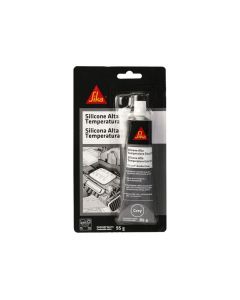 Pate à joint d'étanchéité en silicone RTV résistant à la chaleur 85gr - Sika-Rouge
