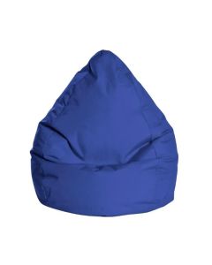 Pouf Poire Géant - Dimensions: L*L*H = 90cm x 120cm-Bleu Bic