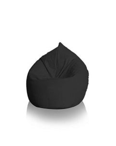 Pouf Poire Pacha - 80cm x 130cm - Noir 