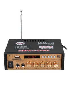 Amplificateur 600W 4-16Ohm avec Bluetooth LCD Stéréo Audio HiFi Amp MP3/USB/SD Voiture/Home Cinema - BT-198B T-line