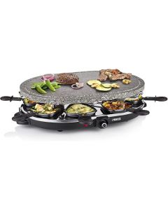 PRINCESS - Raclette ovale 43x30 8p av pierre de cuisson 1200W - 162720