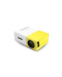 Projecteur Compact LCD YG-300 – 600 Lumens, Multimédia, Jaune Tunisie