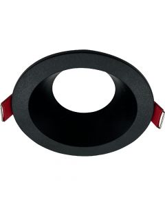 Spot plastique indirect noir + douille LIGHTONE KIT-10PC - IN40138L06 - Brillant