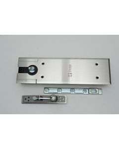 KIT FERME PORTE PIVOT ENCASTRE S-6302 INOX STAP