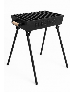 Barbecue GM sur pied démontable – 46x26 cm, noir, sans chapeau