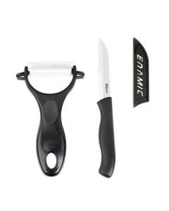 Set 2 De Pièces En Céramique - MEN336N - Noir - Livoo