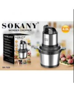 Hachoir Professionnel avec Bol en Inox Sokany Sk-7028 - 800W - 4L