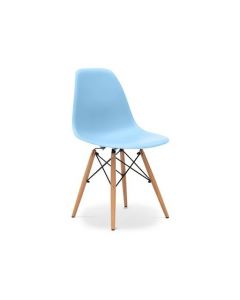 ESPACE HOME - chaise scandinave nordic dsw - dim 46 x 80 x 42 cm-bleu