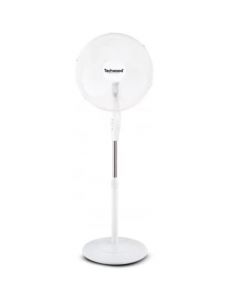 Ventilateur Techwood - TVE-490 - 40 cm pied rond blanc