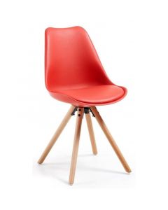 ESPACE HOME - chaise scandinave d'intérieur ou d'extérieur vintage - dim 48 x 82 x 54 cm