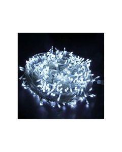 Kit 100 LED Noël - guirlande de fête lumineuse décoratif - fil multifonction - 10 m - blanc