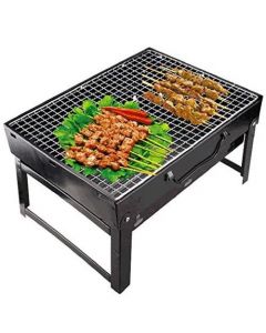 Barbecue En Acier Noir - Portable 