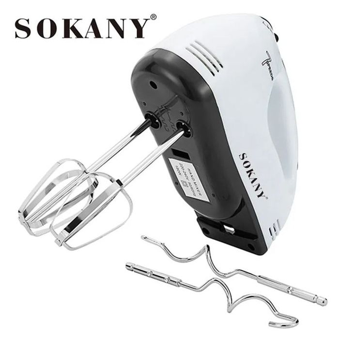 Batteur à main SOKANY HE-133 - 180 W - 7 vitesses - Blanc