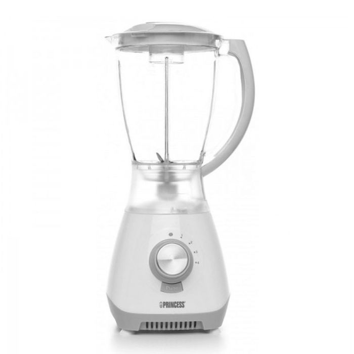 Blender Princess 212073 - bol plastique - 1.5 L - 2 moulins - Blanc