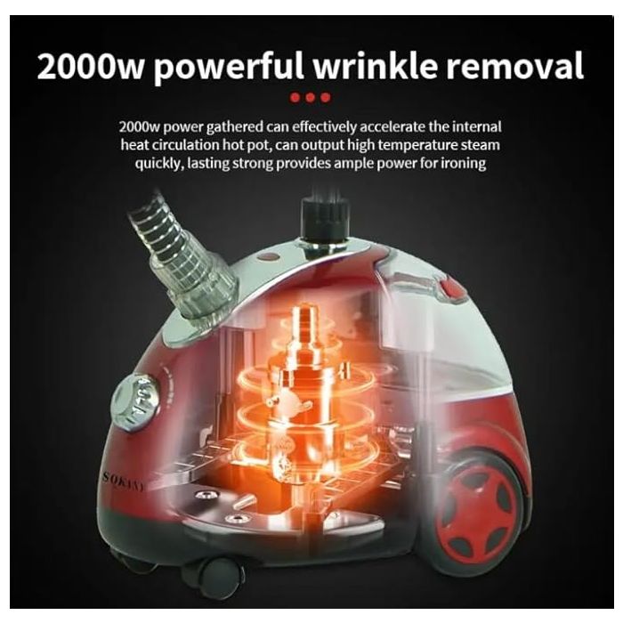 Défroisseur Vapeur Sokany Sk4002 - 2000 W - 1.6L - Rouge