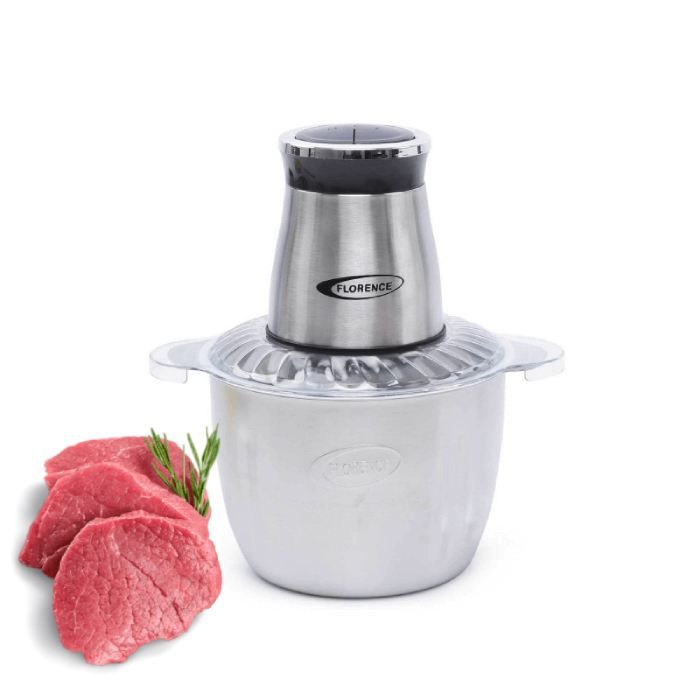 Hachoir Florence - 1000 W - 3 L - Inox - Noir